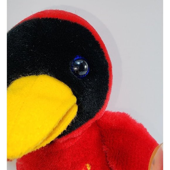 RARE HTF Animal Kingdom St Louis Cardinals Bird Plush Window Suction Cup Hands - Picture 3 of 10